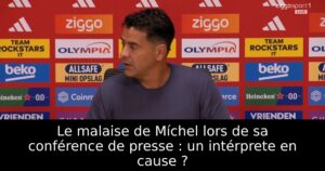Le malaise de Míchel lors de sa conférence de presse : un intérprete en cause ?