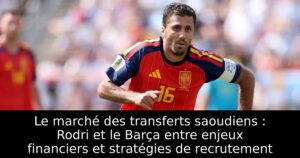 Le marché des transferts saoudiens : Rodri et le Barça entre enjeux financiers et stratégies de recrutement