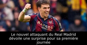 Le nouvel attaquant du Real Madrid dévoile une surprise pour sa première journée