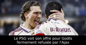 Le PSG voit son offre pour Godts fermement refusée par l&rsquo;Ajax