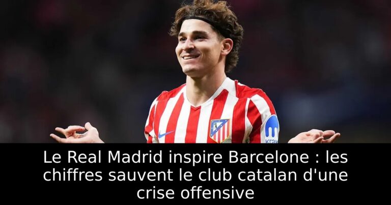 Le Real Madrid inspire Barcelone : les chiffres sauvent le club catalan d'une crise offensive