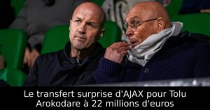 Le transfert surprise d&rsquo;AJAX pour Tolu Arokodare à 22 millions d&rsquo;euros