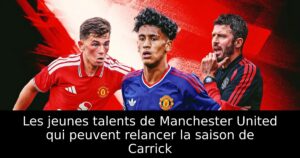 Les jeunes talents de Manchester United qui peuvent relancer la saison de Carrick