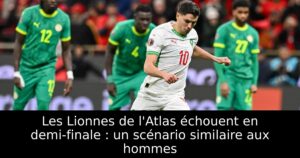 Les Lionnes de l&rsquo;Atlas échouent en demi-finale : un scénario similaire aux hommes