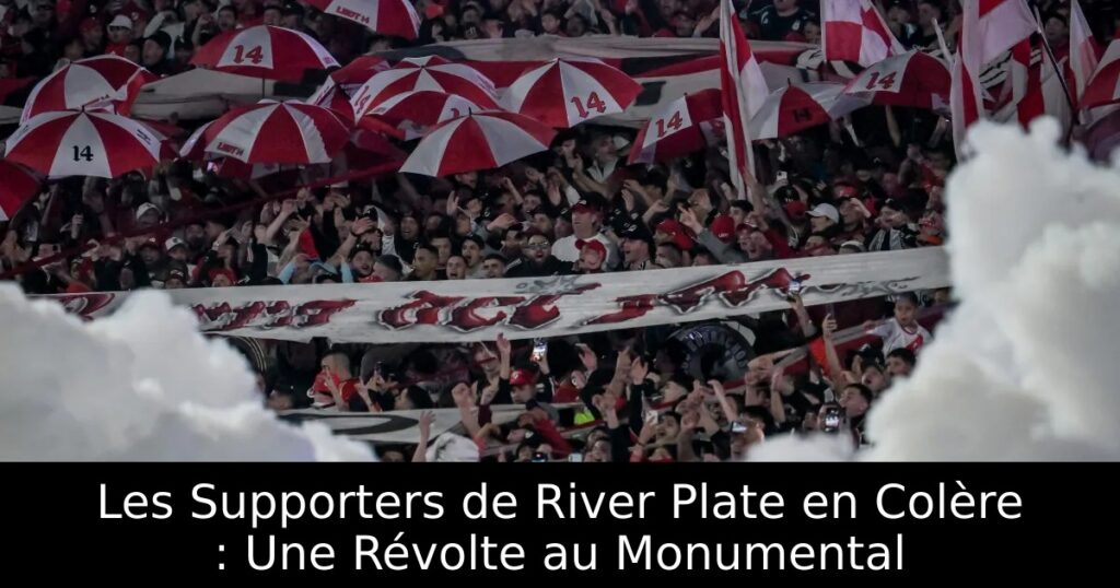 Les Supporters de River Plate en Colère : Une Révolte au Monumental