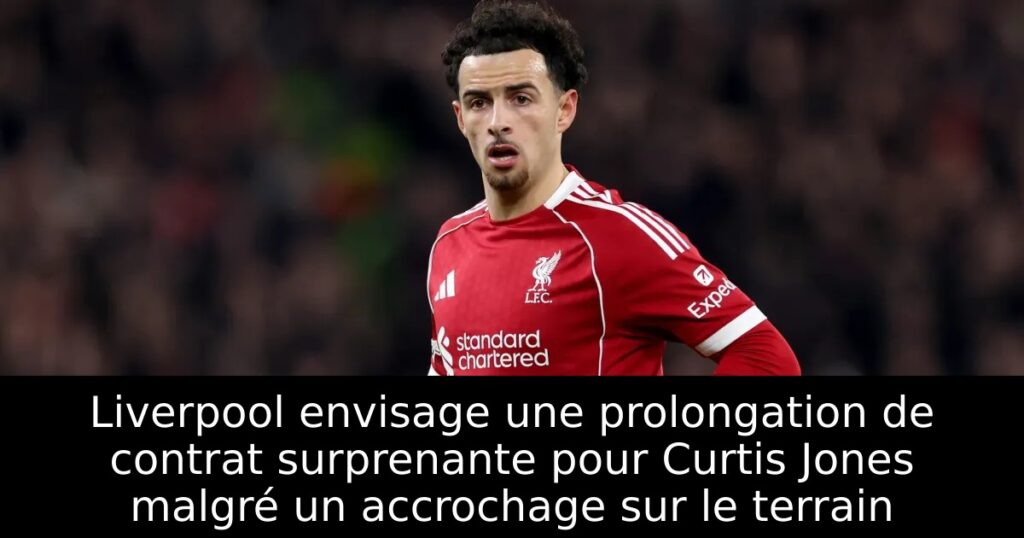 Liverpool envisage une prolongation de contrat surprenante pour Curtis Jones malgré un accrochage sur le terrain