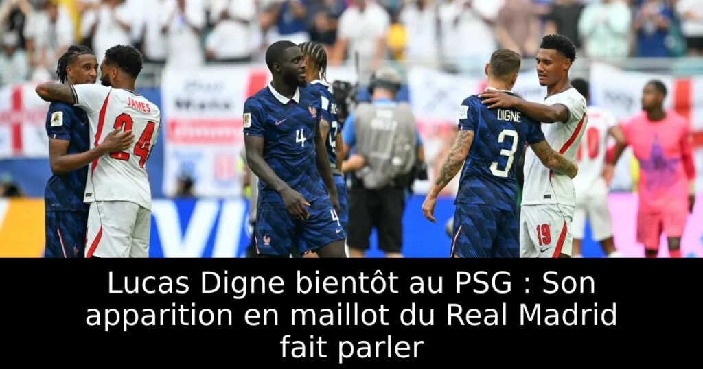 Lucas Digne bientôt au PSG : Son apparition en maillot du Real Madrid fait parler
