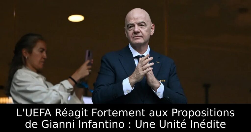 L&rsquo;UEFA Réagit Fortement aux Propositions de Gianni Infantino : Une Unité Inédite