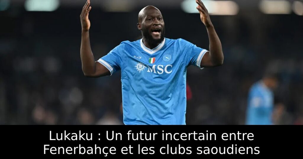 Lukaku : Un futur incertain entre Fenerbahçe et les clubs saoudiens