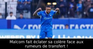 Malcom fait éclater sa colère face aux rumeurs de transfert !
