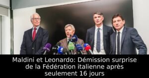 Maldini et Leonardo: Démission surprise de la Fédération italienne après seulement 16 jours