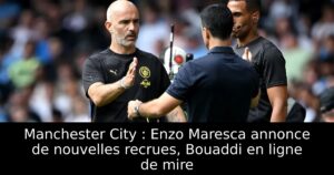 Manchester City : Enzo Maresca annonce de nouvelles recrues, Bouaddi en ligne de mire