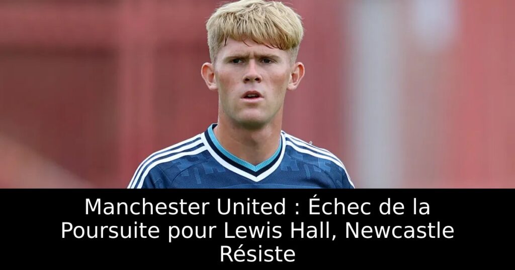 Manchester United : Échec de la Poursuite pour Lewis Hall, Newcastle Résiste
