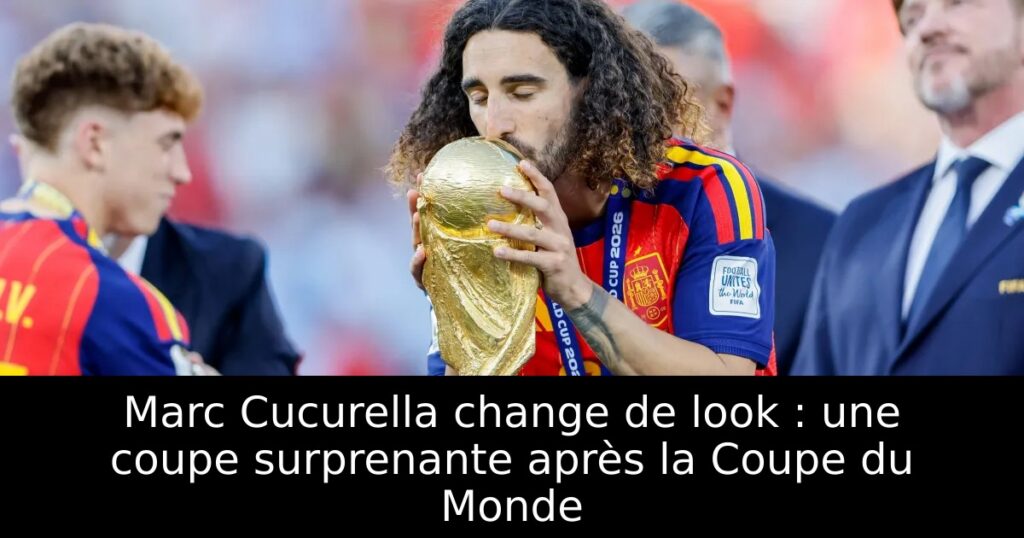 Marc Cucurella change de look : une coupe surprenante après la Coupe du Monde