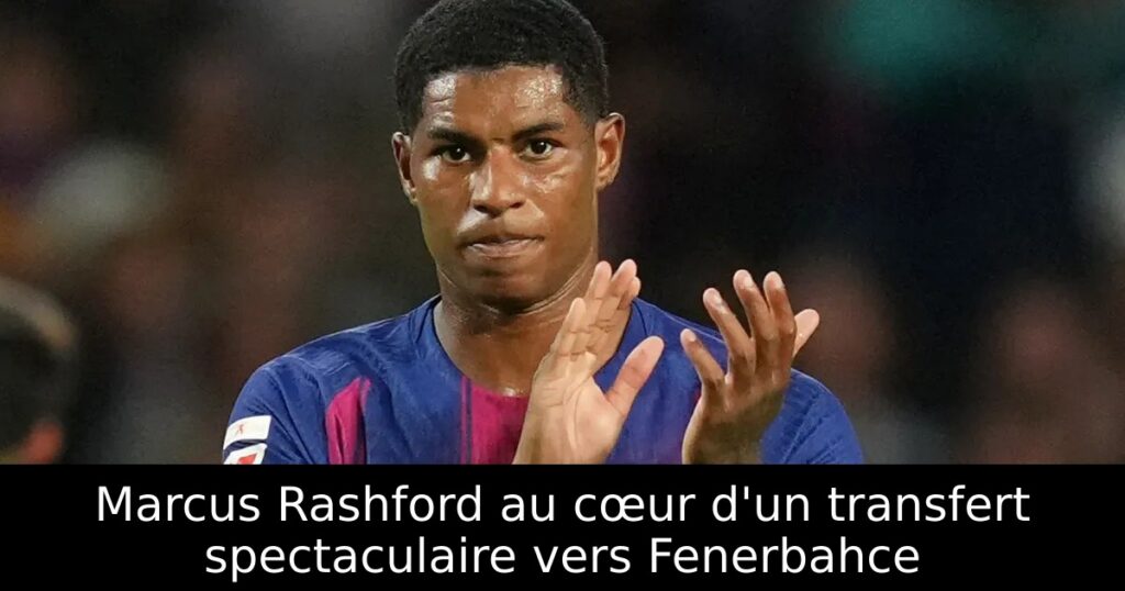 Marcus Rashford au cœur d&rsquo;un transfert spectaculaire vers Fenerbahce