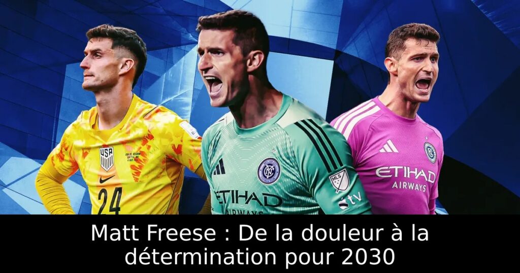 Matt Freese : De la douleur à la détermination pour 2030