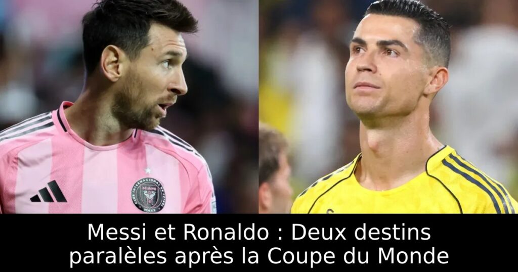 Messi et Ronaldo : Deux destins paralèles après la Coupe du Monde
