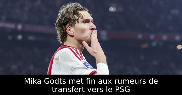 Mika Godts met fin aux rumeurs de transfert vers le PSG