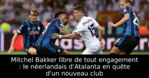 Mitchel Bakker libre de tout engagement : le néerlandais d&rsquo;Atalanta en quête d&rsquo;un nouveau club