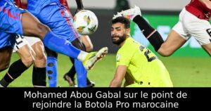 Mohamed Abou Gabal sur le point de rejoindre la Botola Pro marocaine