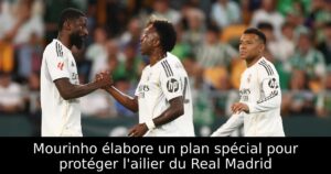 Mourinho élabore un plan spécial pour protéger l&rsquo;ailier du Real Madrid