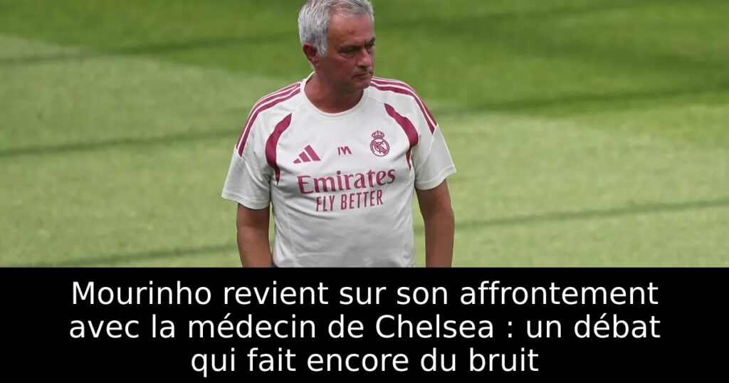 Mourinho revient sur son affrontement avec la médecin de Chelsea : un débat qui fait encore du bruit