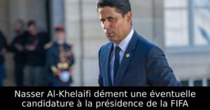 Nasser Al-Khelaifi dément une éventuelle candidature à la présidence de la FIFA