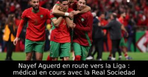 Nayef Aguerd en route vers la Liga : médical en cours avec la Real Sociedad