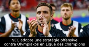 NEC adopte une stratégie offensive contre Olympiakos en Ligue des champions