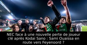 NEC face à une nouvelle perte de joueur clé après Kodai Sano : Sami Ouaissa en route vers Feyenoord ?