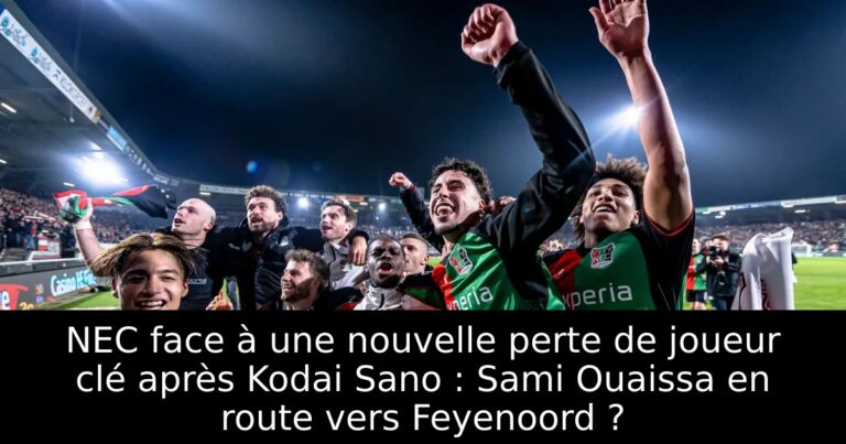 NEC face à une nouvelle perte de joueur clé après Kodai Sano : Sami Ouaissa en route vers Feyenoord ?