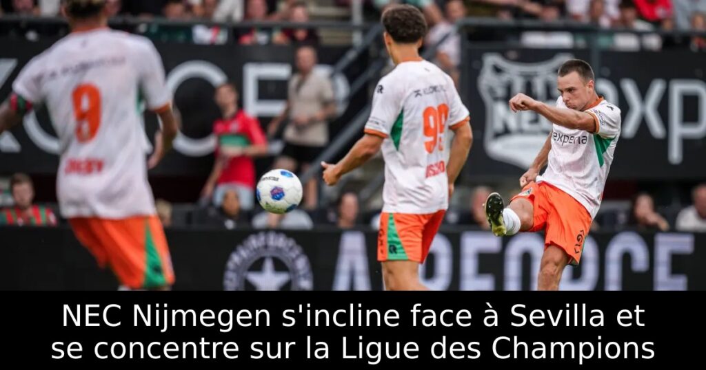 NEC Nijmegen s&rsquo;incline face à Sevilla et se concentre sur la Ligue des Champions