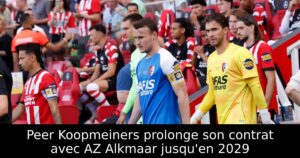 Peer Koopmeiners prolonge son contrat avec AZ Alkmaar jusqu&rsquo;en 2029