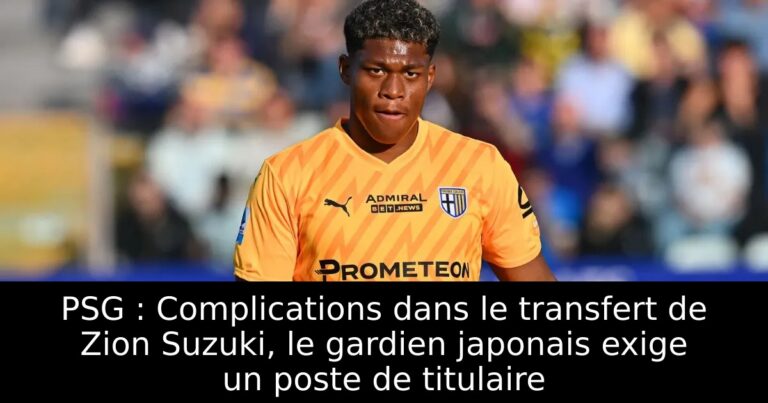 PSG : Complications dans le transfert de Zion Suzuki, le gardien japonais exige un poste de titulaire