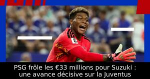PSG frôle les €33 millions pour Suzuki : une avance décisive sur la Juventus