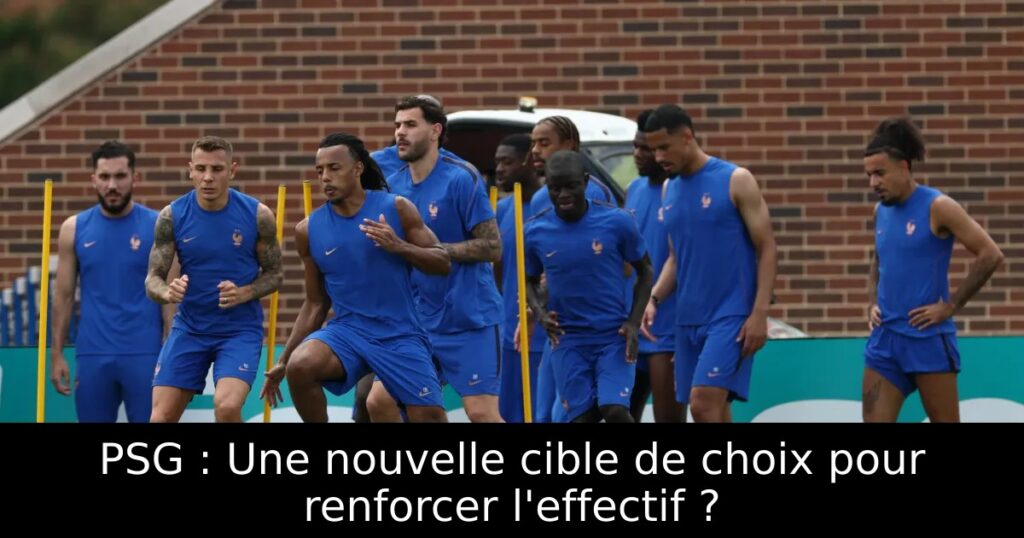 PSG : Une nouvelle cible de choix pour renforcer l&rsquo;effectif ?
