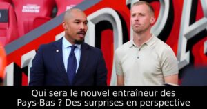Qui sera le nouvel entraîneur des Pays-Bas ? Des surprises en perspective