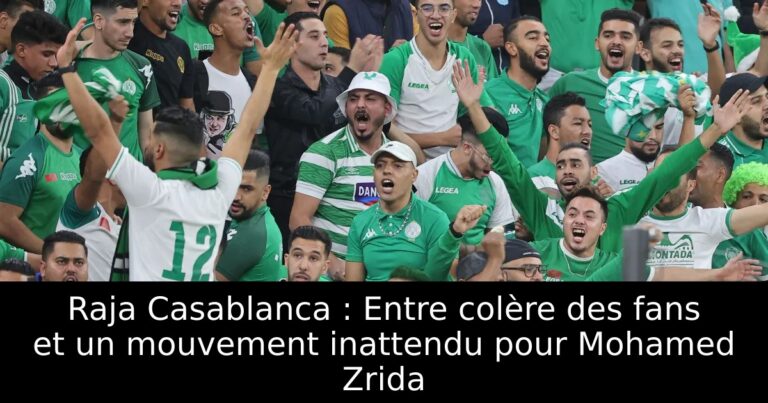 Raja Casablanca : Entre colère des fans et un mouvement inattendu pour Mohamed Zrida