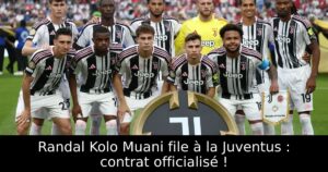 Randal Kolo Muani file à la Juventus : contrat officialisé !
