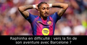 Raphinha en difficulté : vers la fin de son aventure avec Barcelone ?