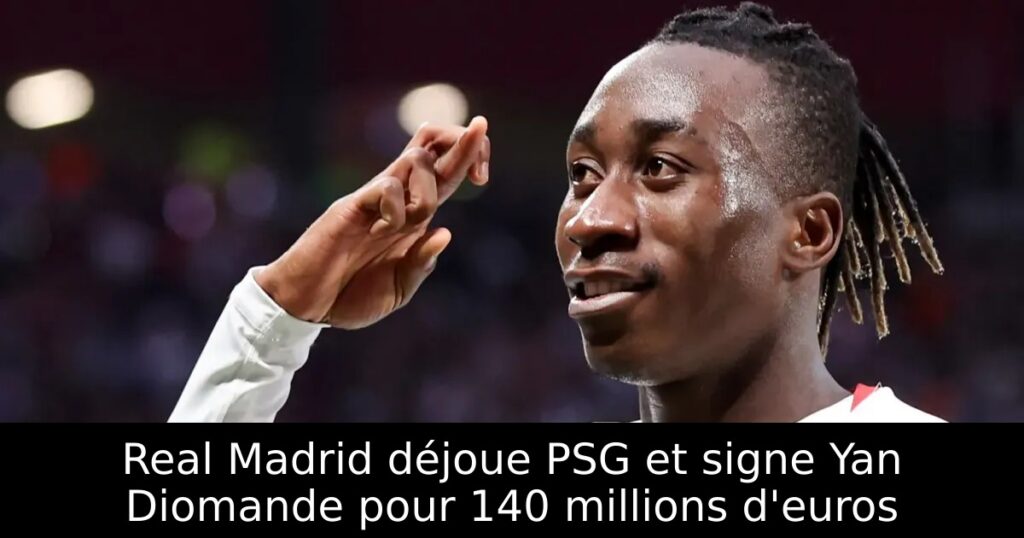 Real Madrid déjoue PSG et signe Yan Diomande pour 140 millions d&rsquo;euros