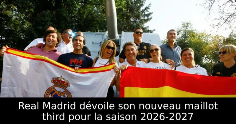 Real Madrid dévoile son nouveau maillot third pour la saison 2026-2027