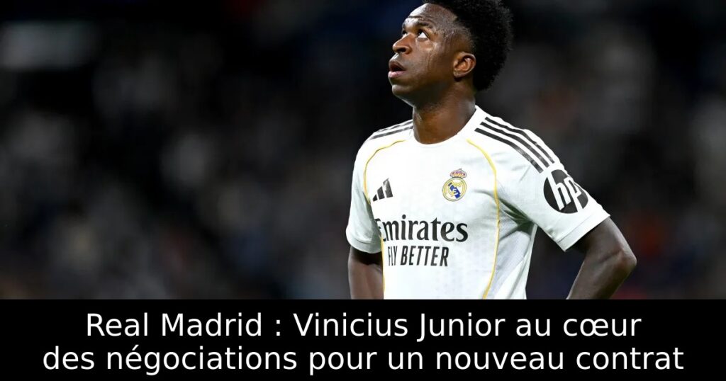 Real Madrid : Vinicius Junior au cœur des négociations pour un nouveau contrat