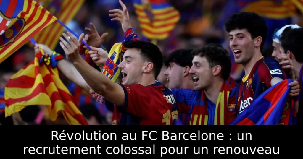 Révolution au FC Barcelone : un recrutement colossal pour un renouveau