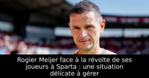 Rogier Meijer face à la révolte de ses joueurs à Sparta : une situation délicate à gérer