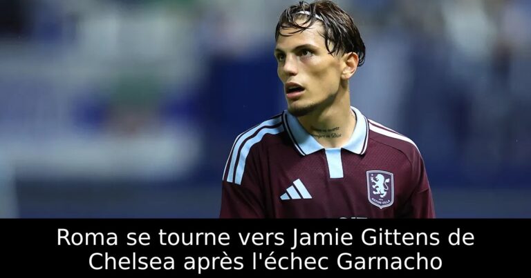 Roma se tourne vers Jamie Gittens de Chelsea après l'échec Garnacho