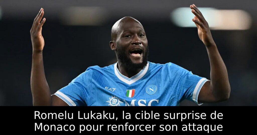 Romelu Lukaku, la cible surprise de Monaco pour renforcer son attaque