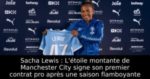 Sacha Lewis : L&rsquo;étoile montante de Manchester City signe son premier contrat pro après une saison flamboyante