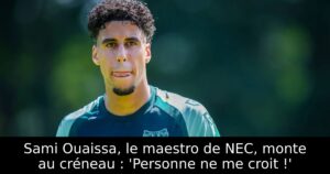 Sami Ouaissa, le maestro de NEC, monte au créneau : &lsquo;Personne ne me croit !&rsquo;