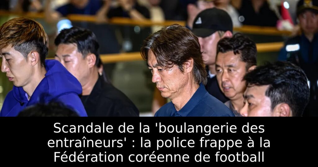 Scandale de la &lsquo;boulangerie des entraîneurs&rsquo; : la police frappe à la Fédération coréenne de football